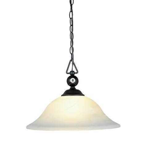 SOS 8 Ball Billiard 1-Light Pendant