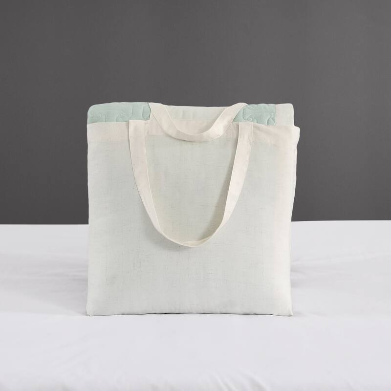 Bebejan 100% Cotton Sateen 3 Piece Textured Quilted Coverlet Set