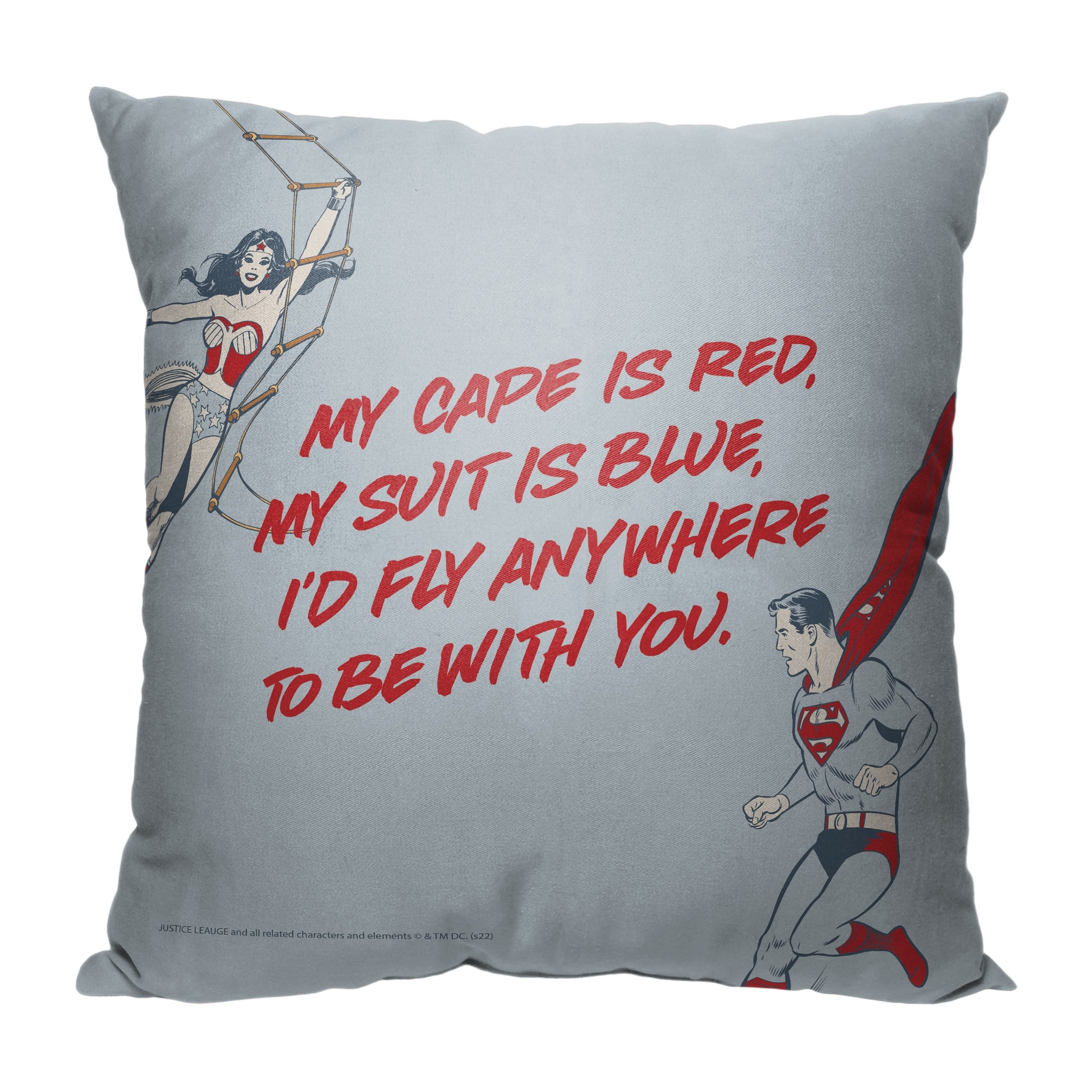 Warner Brothers DC Superman 18 Inch Throw Pillow