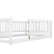 preview thumbnail 46 of 89, Montessori Floor Bed with Fence & Door, Toddler Wood Bed Frame for Kids