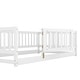 preview thumbnail 85 of 102, Montessori Floor Bed with Fence Guardrail and Removable Door Toddler Floor Wood Bed Frame for Kids Boys Girls Children's Room