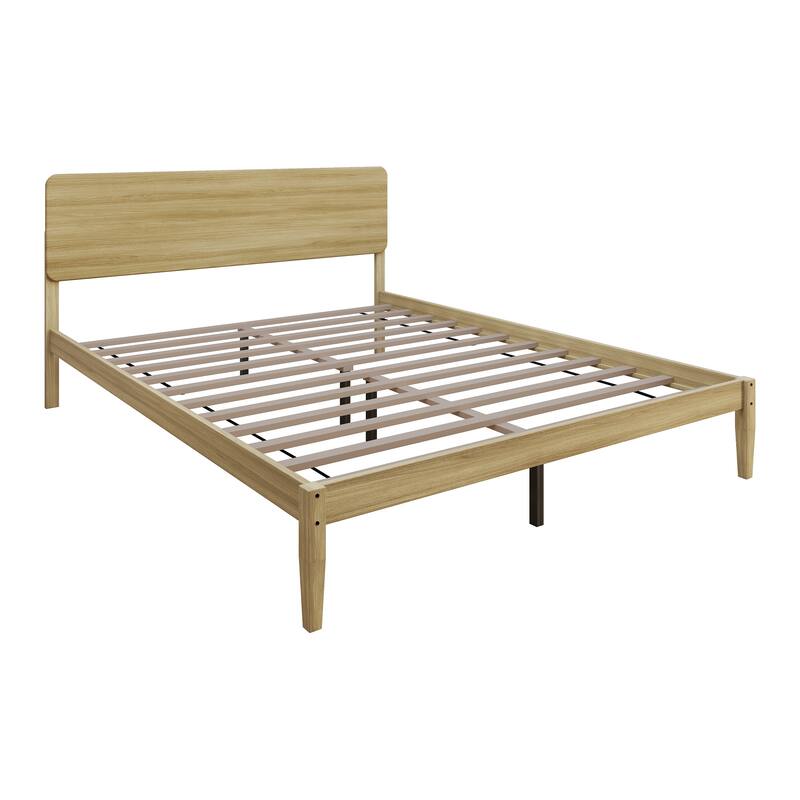 CraftPorch Minimalist Wooden Bed On Sale Bed Bath & Beyond 41392147