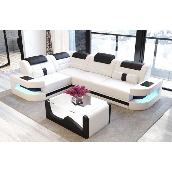 Sofadreams Sectional Sofa Denver with power recliner Bed Bath