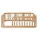 preview thumbnail 10 of 10, Enchanting Wood Twin Size Floor Bed Frame with Protective Fence by Harper & Bright Designs