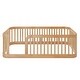 preview thumbnail 16 of 16, Wood Twin Size Wood Floor Bed Frame with Slats and Safety Guardrails, Wood Montessori Floor Bed for Kids, Girls, Boys
