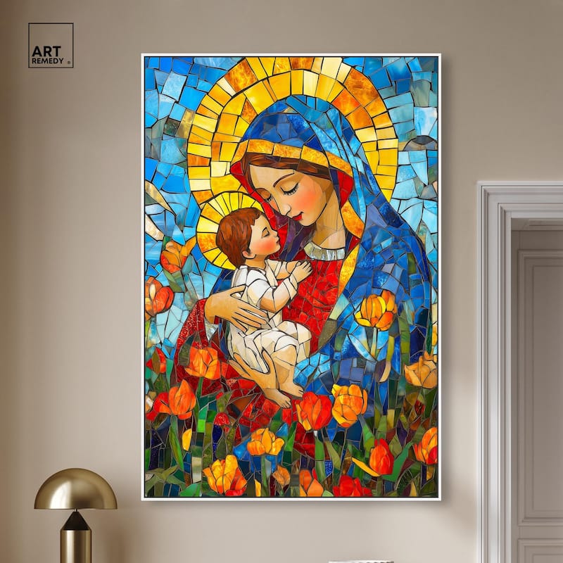 Glass Gospel I Canvas by Art Remedy