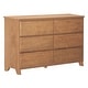 preview thumbnail 6 of 31, Max and Lily Farmhouse 6-Drawer Dresser