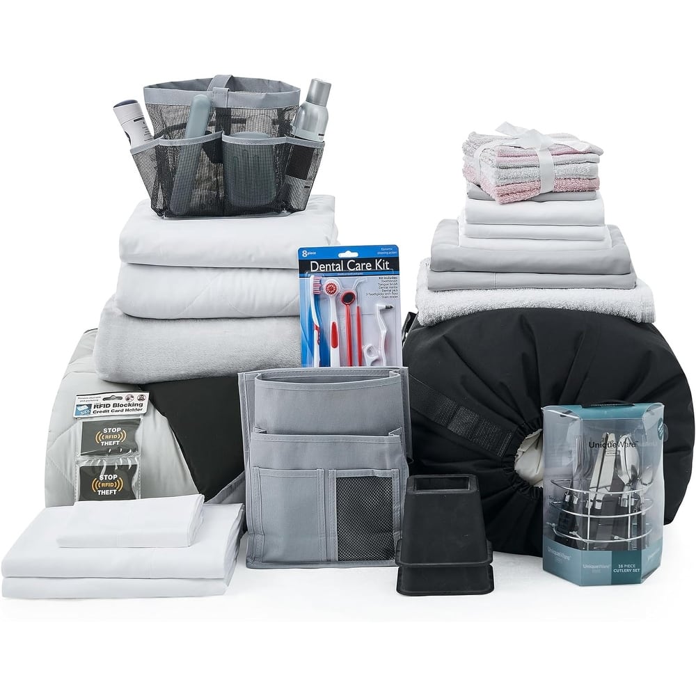 Totally Complete - 44-Piece College Dorm Twin XL Essentials Set
