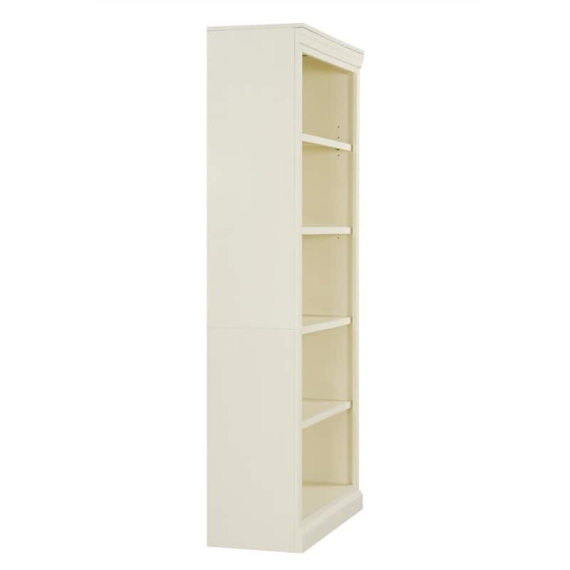 83.4" Tall 5-Tier Wood Bookcase with Built-In Light Strip – Adjustable Shelves , Freestanding Storage Shelf .