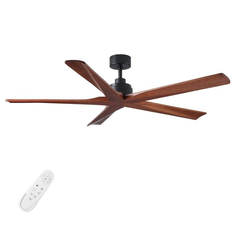 60" Black Lowe Profile Ceiling Fan without Light