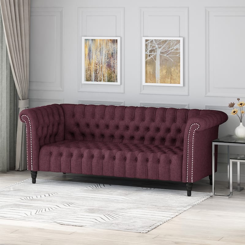 Barneyville Traditional Chesterfield Sofa by Christopher Knight Home