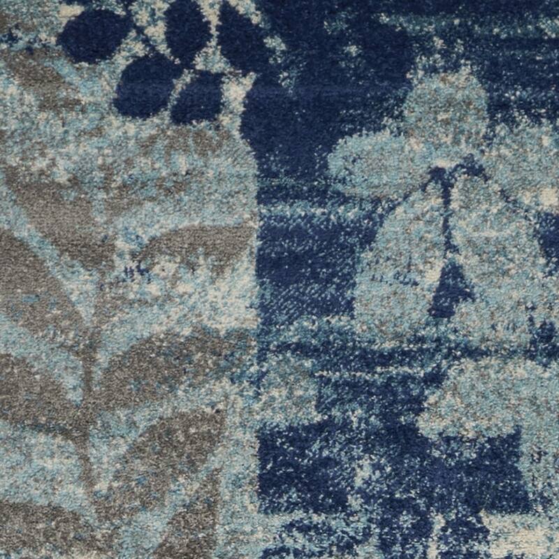 Feyu Power Loomed Abstract Stain Resistant Area Rug By HomeRoots - 87' X '27' X '0.5