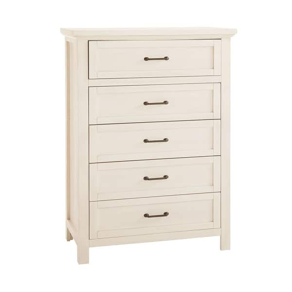 slide 2 of 4, Westfield 5-Drawer Chest Brushed White