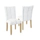 preview thumbnail 10 of 76, HomePop Classic Parsons Dining Chair - Set of 2 Blue Farrmhouse Stripe