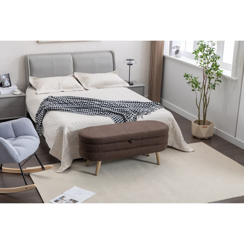 Storage Bench Bedroom Bench With Wood Legs