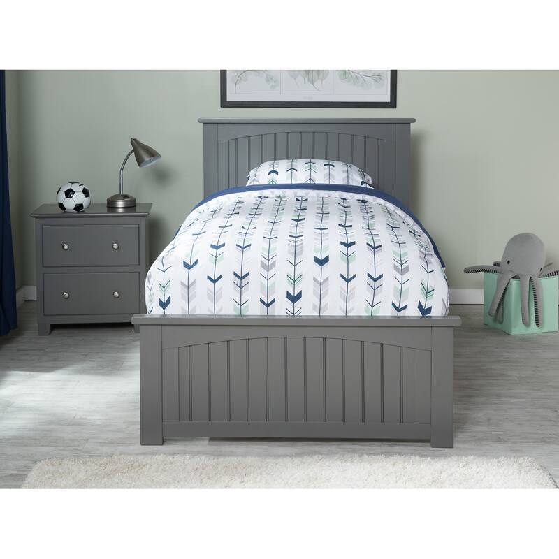 Platform Bed with Footboard & Drawers - Modern Bedroom Furniture