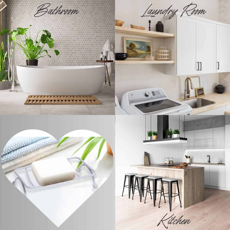 Metal Wire Soap Dish Holder Self-Draining