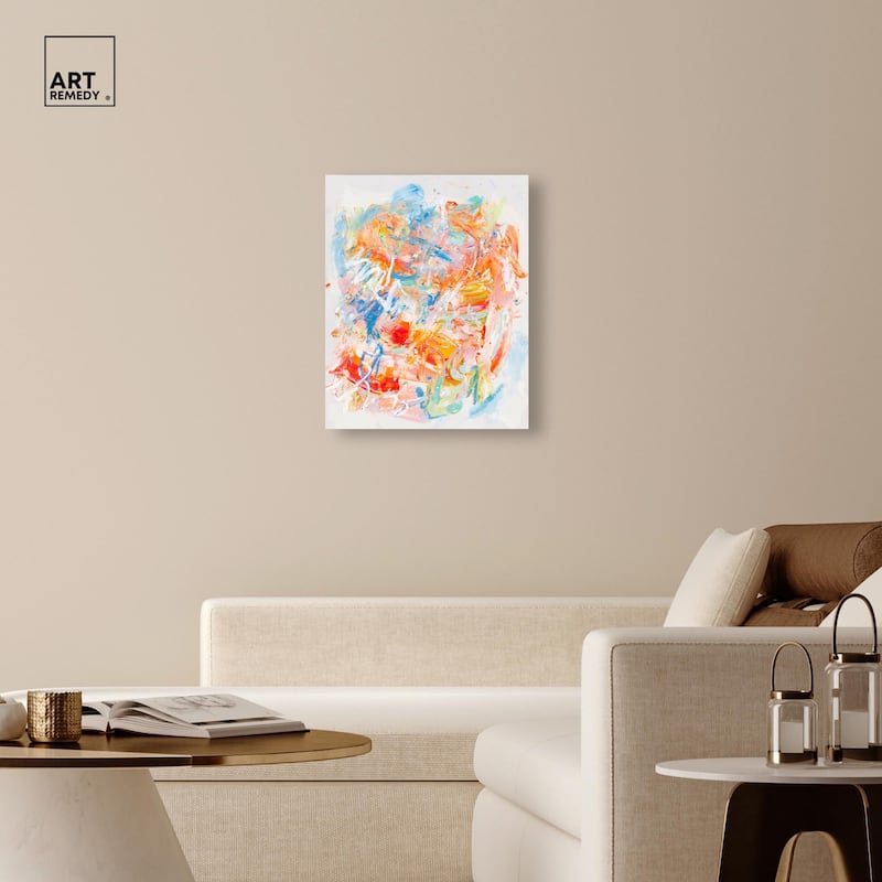 Swirling Hues I Canvas by Art Remedy, Gallery Wrapped