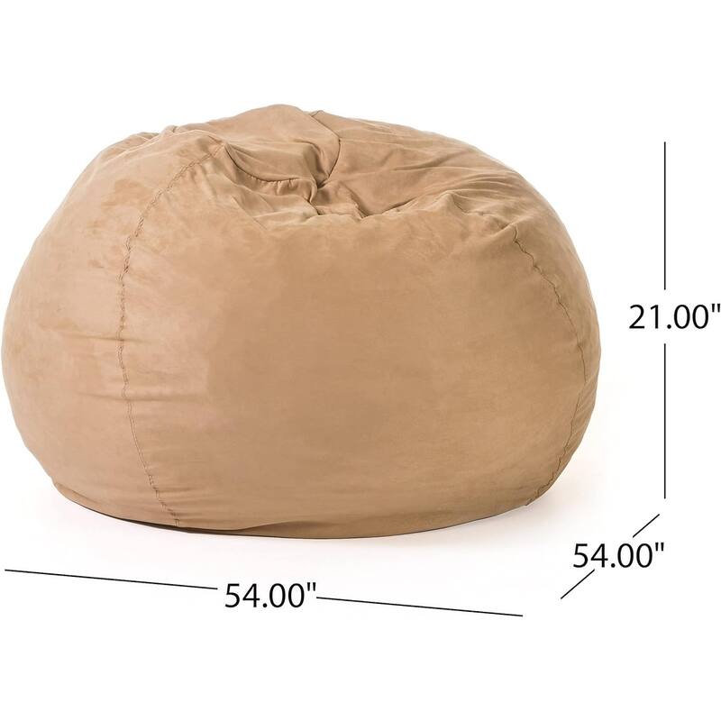 Comfortable Bean Bag Chair, with Removable Microsuede Cover