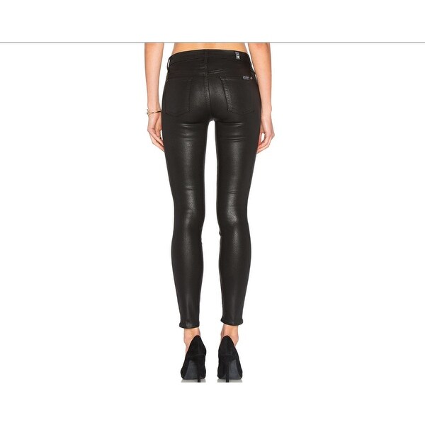 stretch coated jeans