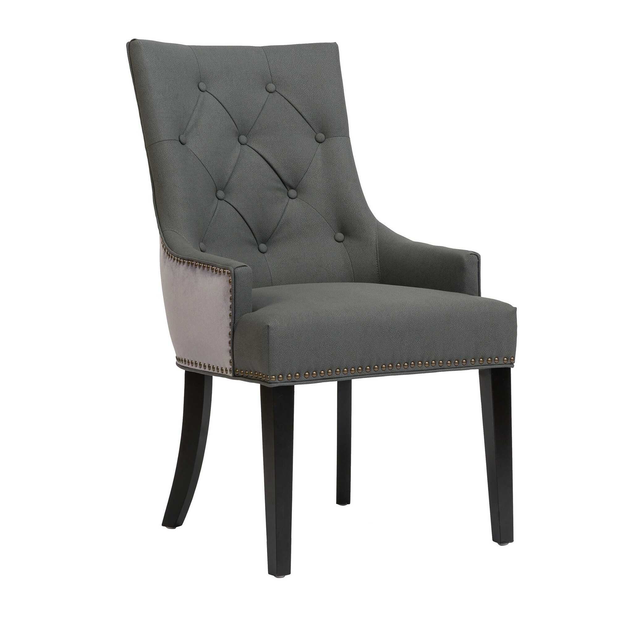 Leather knocker back new arrivals chairs