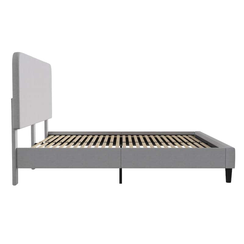 Platform Bed with Headboard - No Foundation Needed