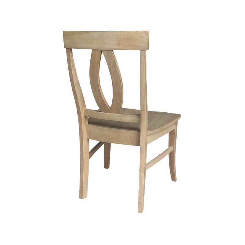 International Concepts Solid Wood Verona Dining Chairs, Set of 2