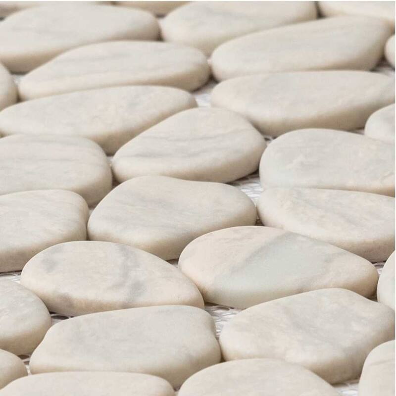 The Tile Life Recycled Cenote Pebble 13x13 Glass Floor, Wall & Backsplash Tile