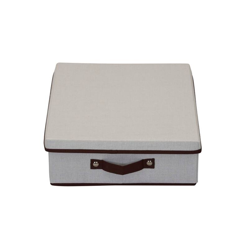 Household Essentials Platter Storage Chest - 14.5"L x 18.5"W x 5.0"H