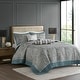 preview thumbnail 18 of 72, Madison Park Whitman Reversible Oversized 5-piece Jacquard Bedspread Quilt Set with Shams and Embroidered Throw Pillows