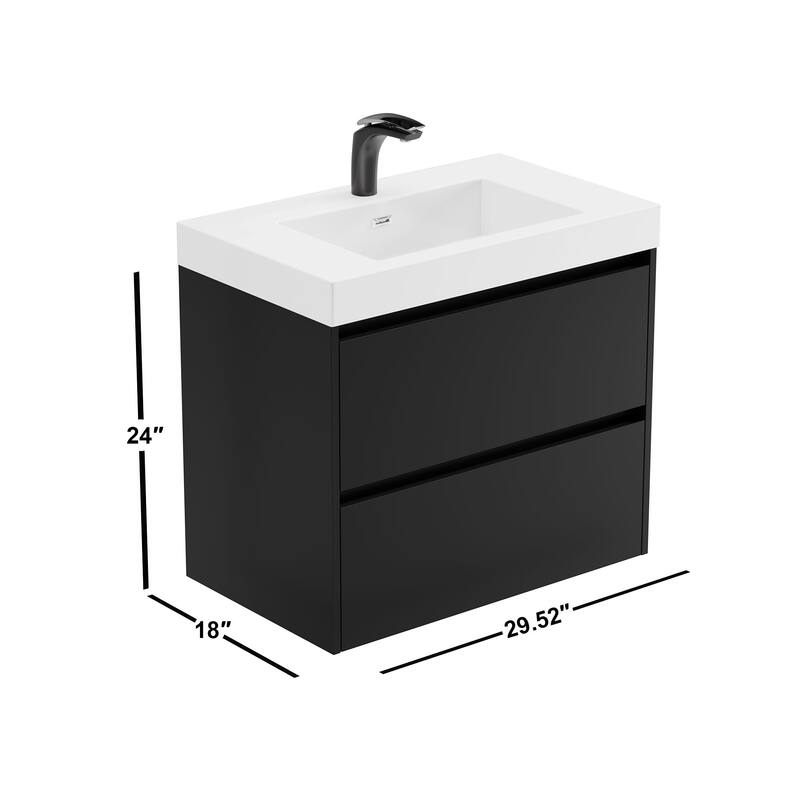 Anne 30" Single Bathroom Vanity Set