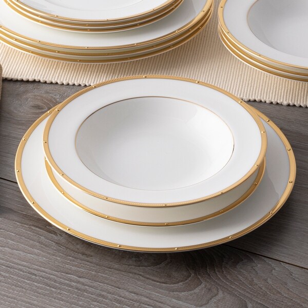 Noritake Rochelle Gold 12-Piece Set, Service for 4 - Bed Bath