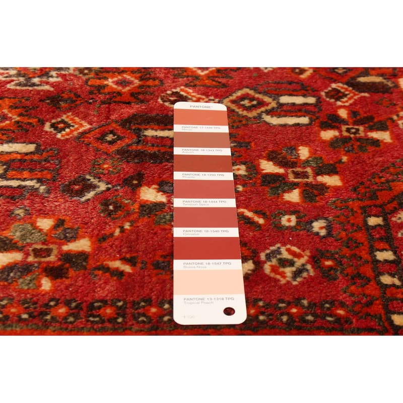 ECARPETGALLERY Hand-knotted Melis Vintage Copper Wool Rug - 5'3 x 8'10