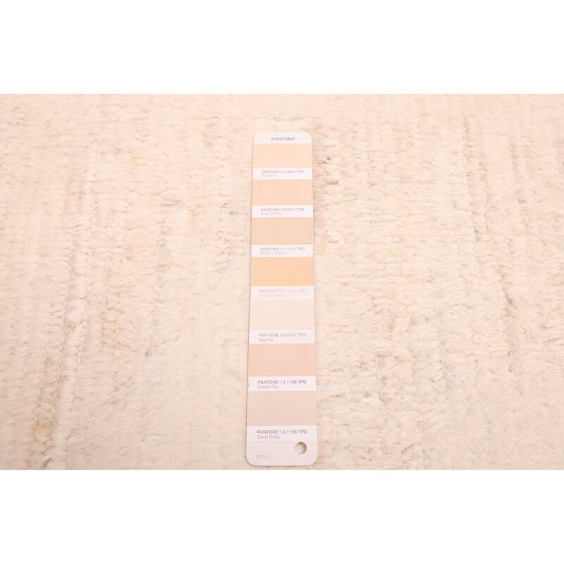 ECARPETGALLERY Hand-knotted Pak Finest Marrakesh Ivory Wool Rug - 8'4 x 11'9