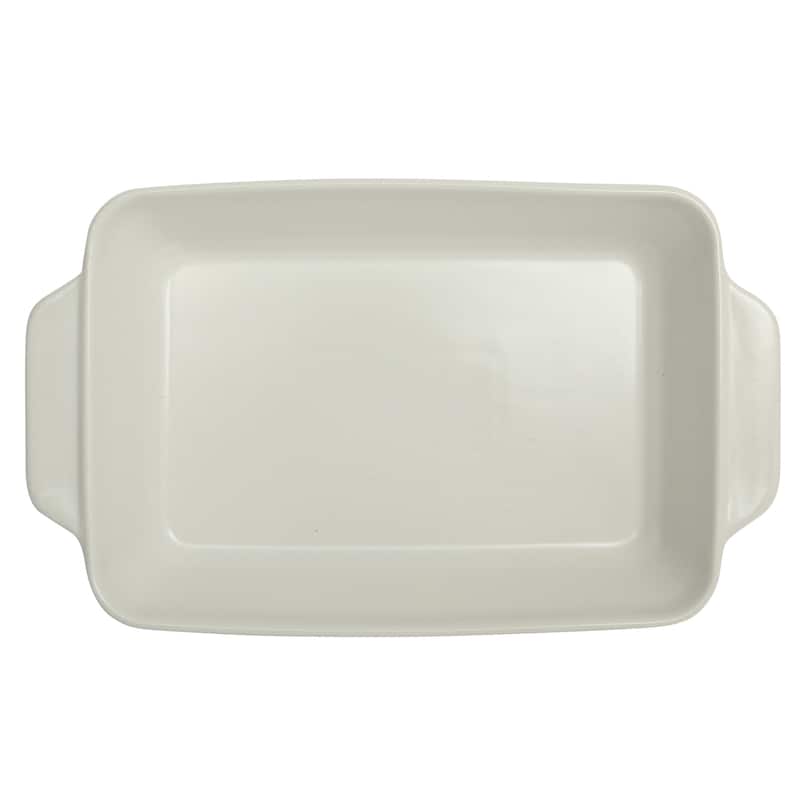 Gibson Home Beachmont 9 x 13 4 Qt Casserole Baking Dish for Oven, Ceramic Baking Pan, Lasagna Pan with Handles