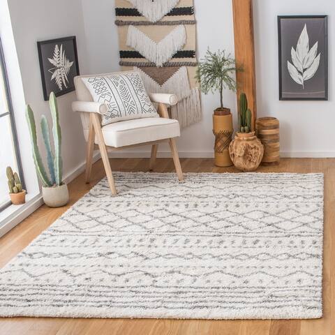 SAFAVIEH Arizona Shag Lotta Moroccan 1.2-inch Thick Rug