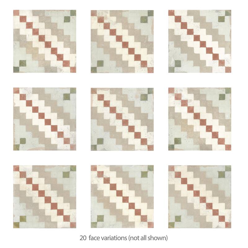Merola Tile Kings Valentia Ruzafa 8-3/4" x 8-3/4" Porcelain Floor and Wall Tile