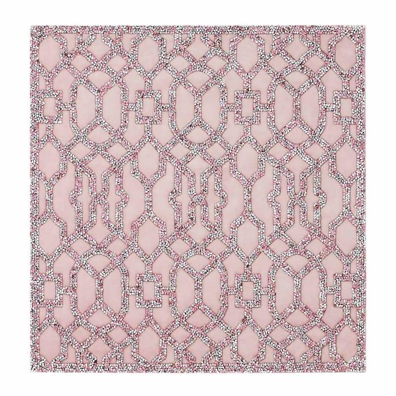 Sparkles Home Rhinestone Lattice Laser Cut Placemat