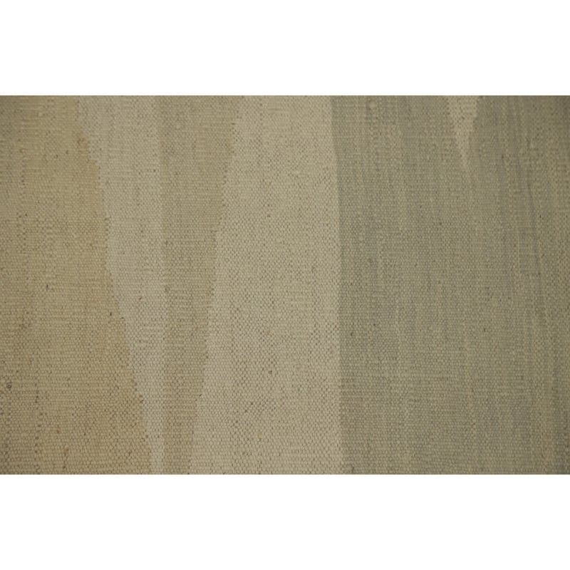 Hand Woven Oriental 100% Wool Carpet Southwestern Modern Beige & Ivories Kilim Area Rug - 8' 11'' X 5' 11''
