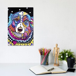 Heather Galler German Shepherd Dog Gallery Wrapped Canvas 16"x20" 