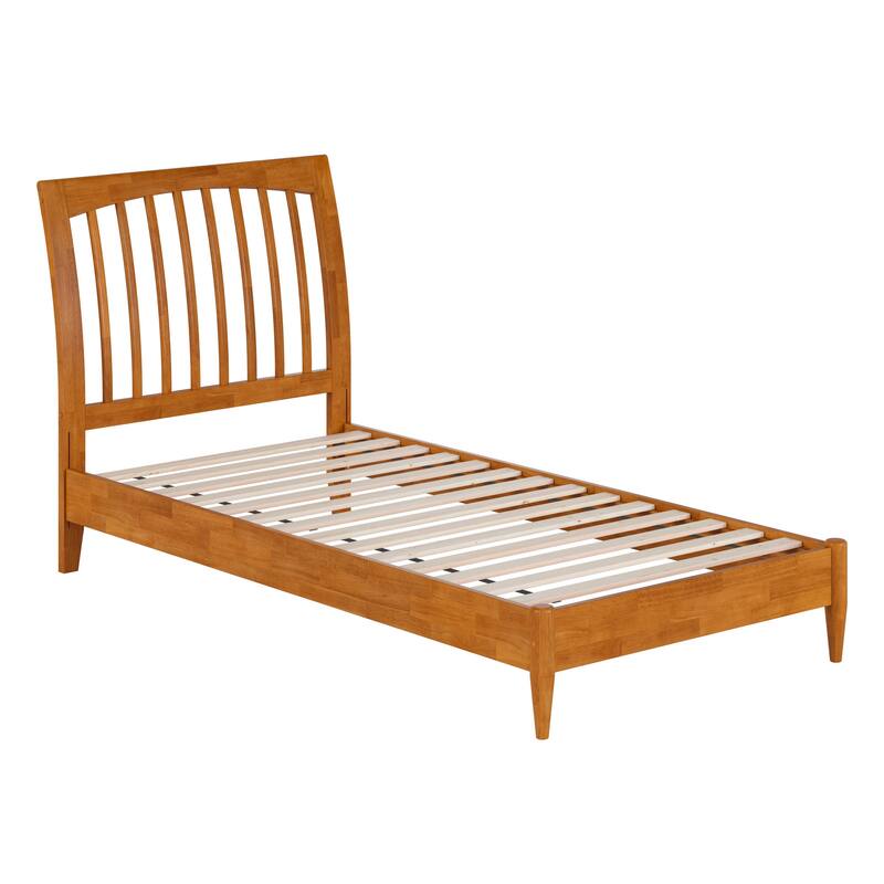 Orleans Solid Wood Low Profile Sleigh Platform Bed