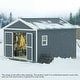 preview thumbnail 4 of 24, VEIKOUS Outdoor Wood Storage Shed with Lockable Door and Window - 8'x12'