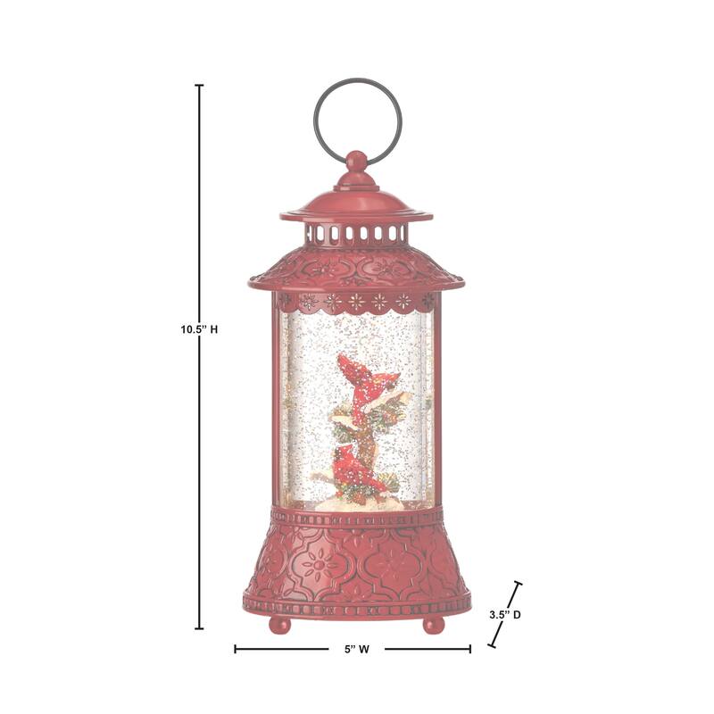 11.5" Led Cardinal Gazebo WaterGlobe