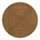 preview thumbnail 7 of 16, iNSPIRE Q Artisan Benchwright Rustic X-base Round Pine Wood Rolled Back 7-piece Dining Set