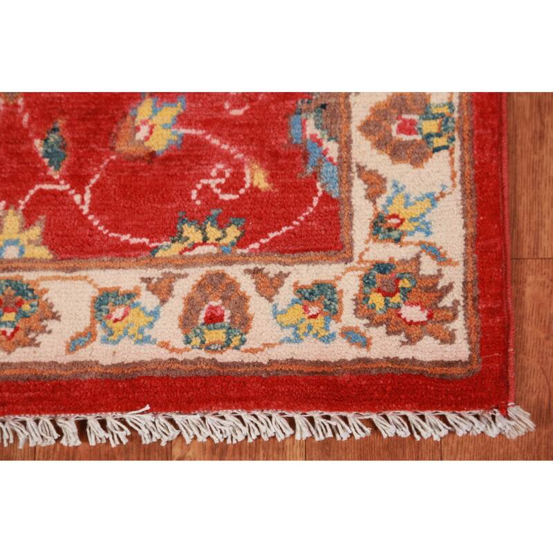 Traditional Red Kazak Oriental Rug Hand-Knotted Wool Carpet - 2'0" x 3'0"