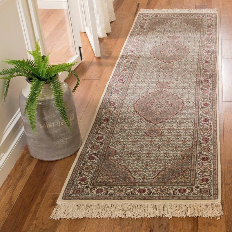 SAFAVIEH Couture Hand-knotted Tabriz Herati Momoko Traditional Oriental Wool