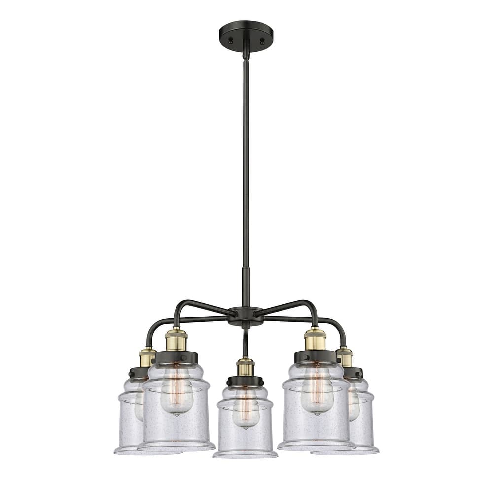 Innovations Lighting Canton - 5 Light 24" Stem Hung Chandelier