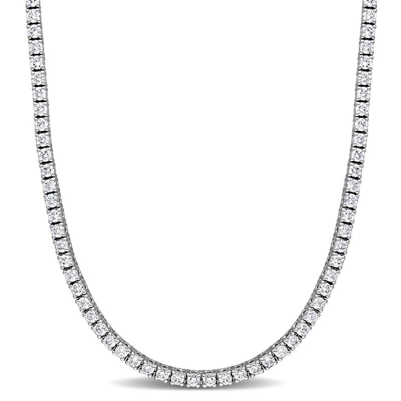 Miadora 14k or 18k White Gold Diamond Necklace 4 to 15 3/8ct TDW - 5.37 Carats