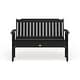 preview thumbnail 26 of 40, Lehigh 4-foot Eco-friendly Synthetic Wood Garden Bench