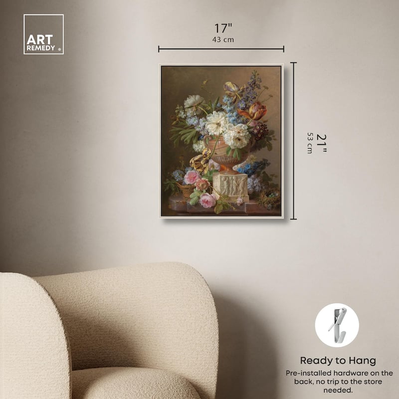 Alabaster Vase 1783 Canvas by Art Remedy